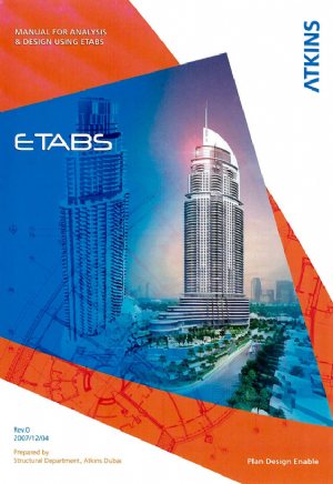 کتاب Manual for analysis  design using ETABS