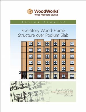 کتاب Five-Story Wood-Frame Structure over Podium Slab