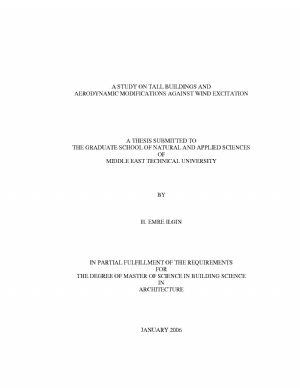 کتاب A Study On Tall Buildings And Aerodynamic Modifications Against Wind Excitation