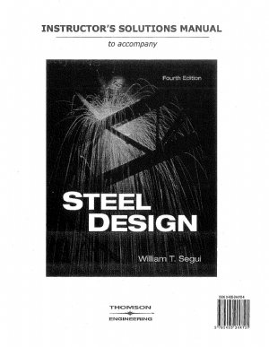 کتاب Instructor's Solutoins Manual to accompany Steel Design
