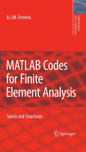 کتاب MATLAB Codes for Finite Element Analysis