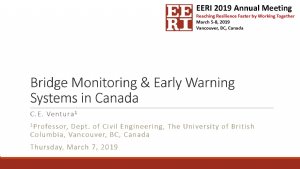 کتاب Bridge Monitoring  Early Warning Systems in Canada