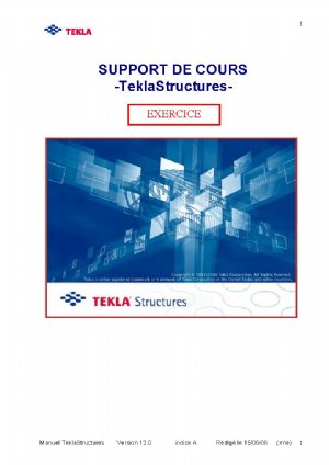 کتاب Support De Cours -teklastructures