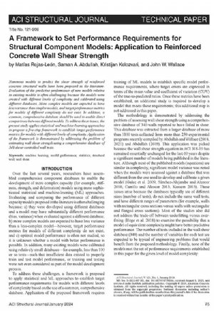 کتاب New Equations to Estimate Reinforced Concrete Wall Shear Strength Derived from Machine Learning and Statistical Methods