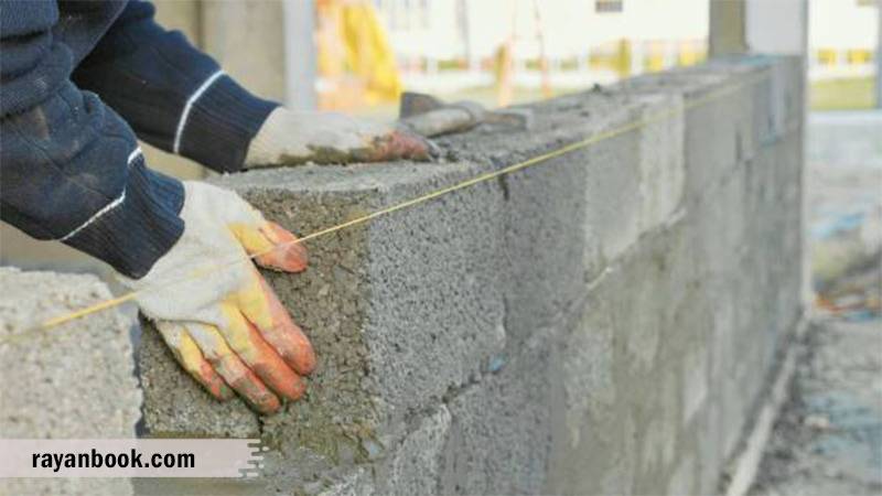 ساخت دیوار پایه کار معمار | نازک کاری ساختمان 