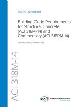 Building Code Requirements for Structural Concrete (ACI 318M-14) and Commentary (ACI 318RM-14) - 