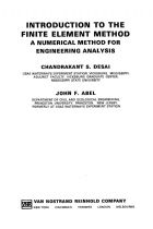 Introduction to the Finite Element Method - Chandrakant S. Desai ، John F.Abel